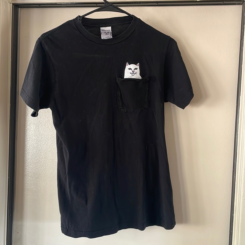 RIP N DIP S Cat Middle Finger short sleeve